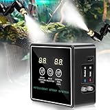Mucek Humidificador De Reptiles, Sistema Inteligente De Nebulización De Reptiles, Sistema Inteligente De Humidificación Para Terrarios, Boquillas Pulverizadoras Ajustables En 360°, Sistema Inteligente